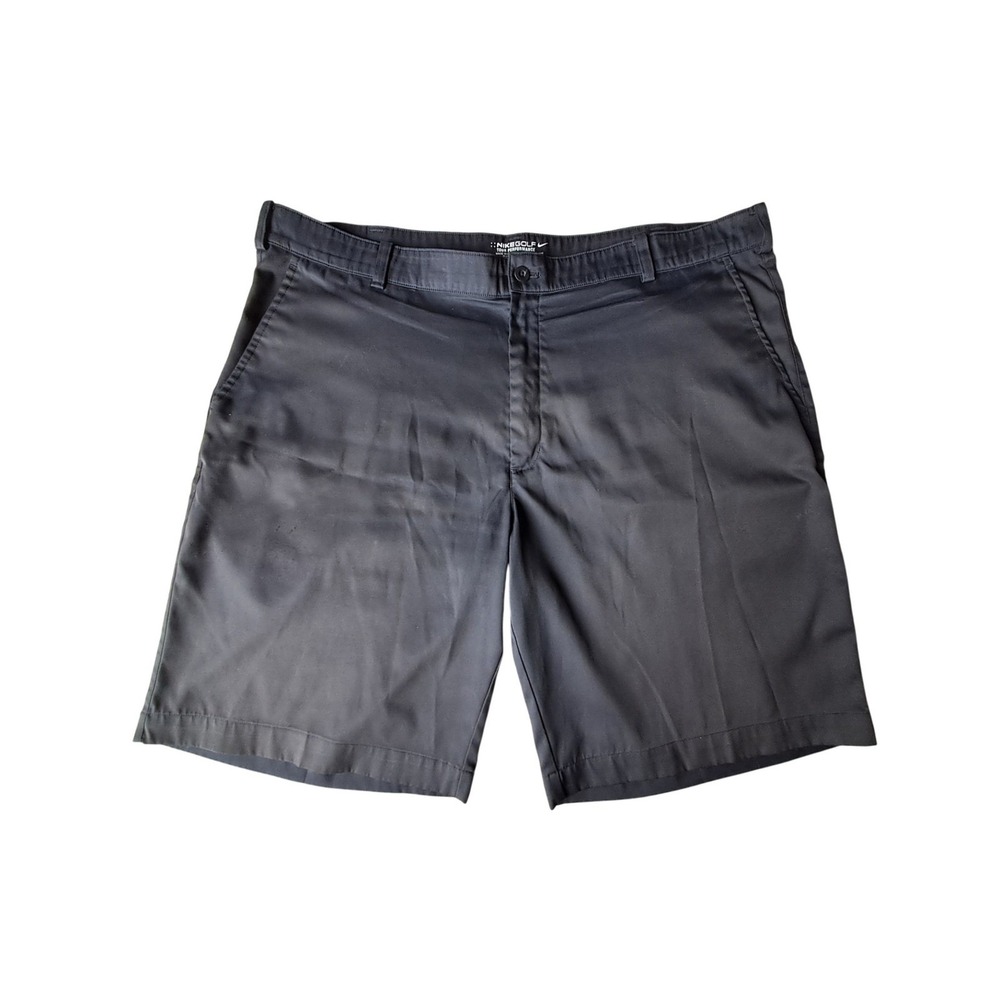 Nike Golf Tour Performance Dri-FIT Shorts Mens 40 Black Flat Front 509179